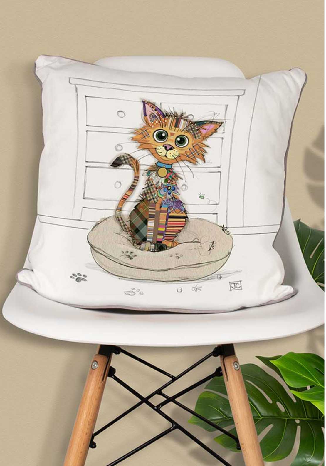 The Home Collection Kimba Kitten Cushion 1 Shaws Department Stores