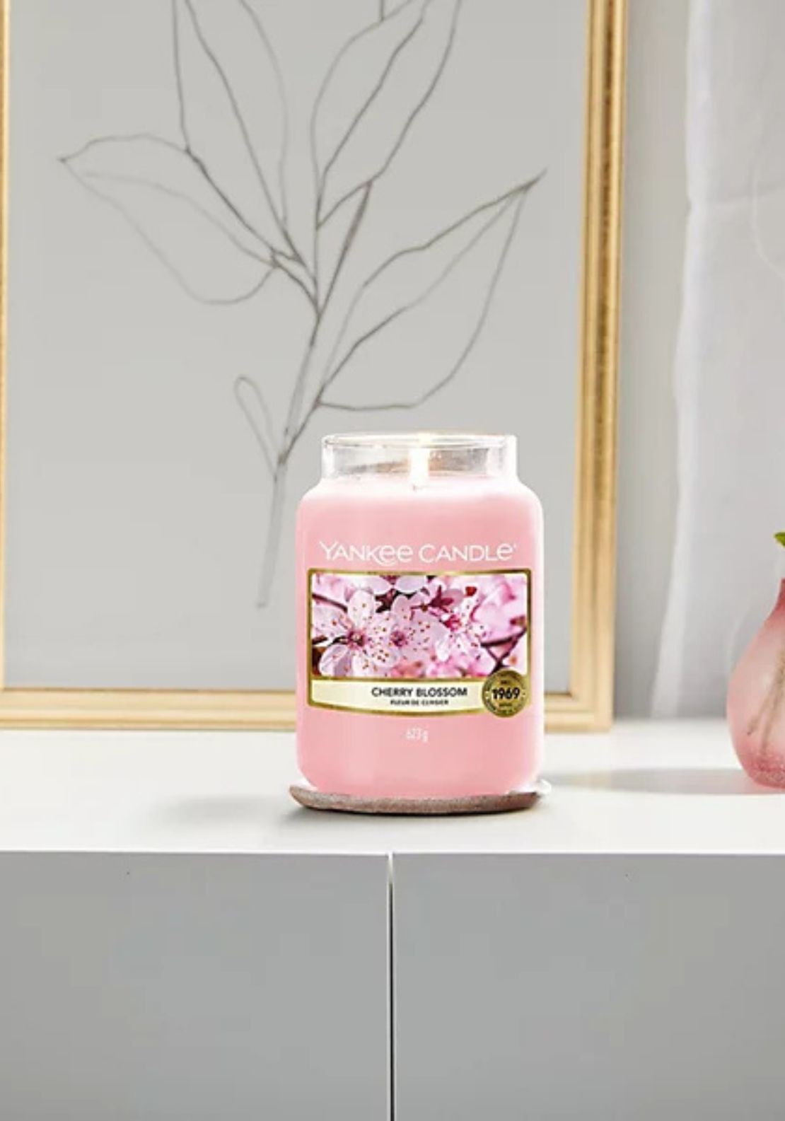 House Warmer Large Jar Cherry Blossom - Red