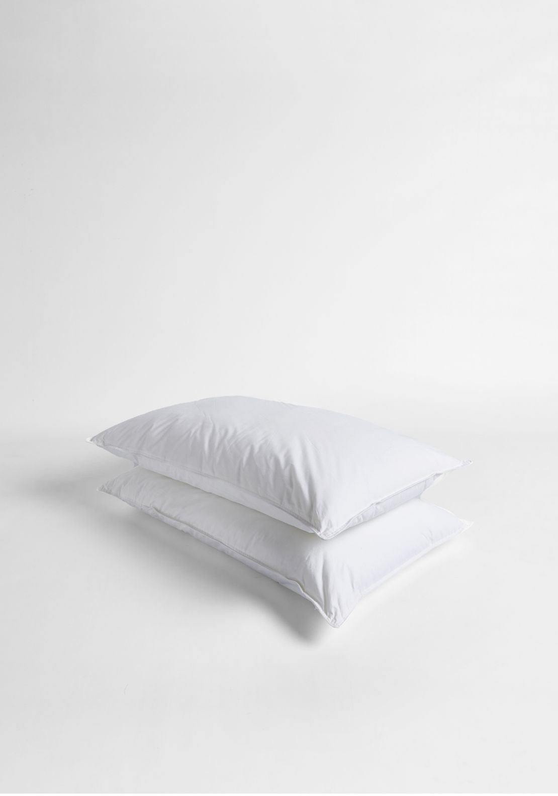 Foxford Classic Soft Fibre Pillow Twin Pack - White 1 Shaws Department Stores