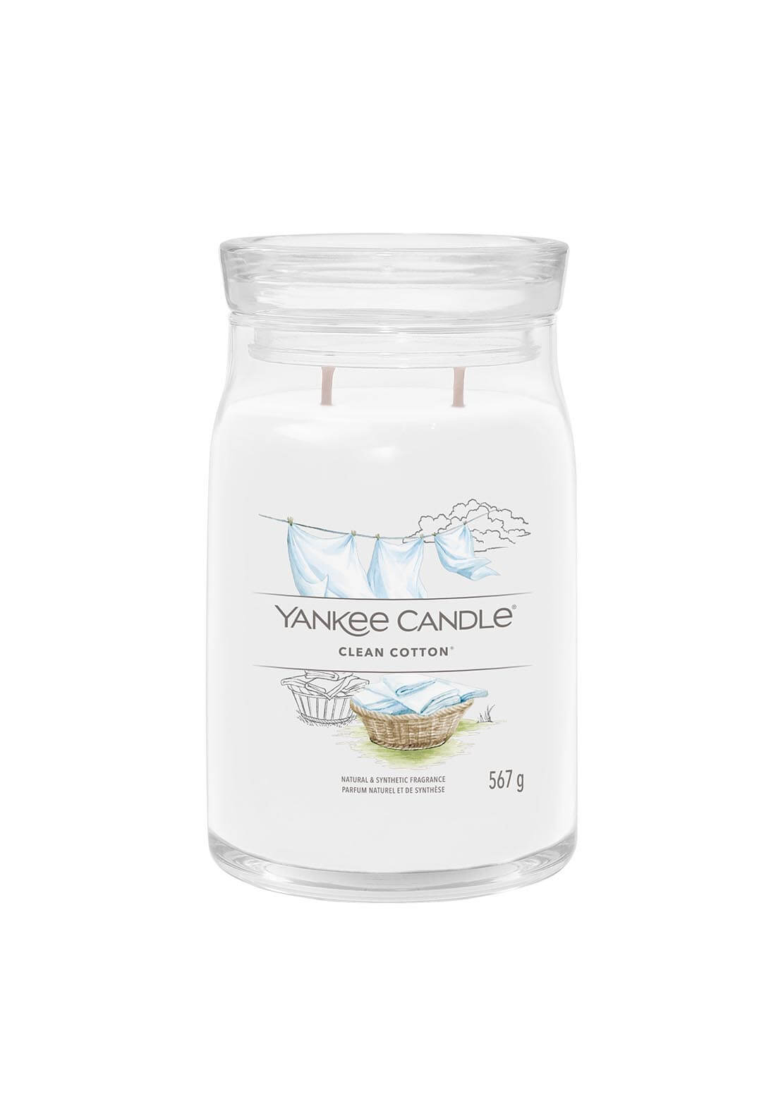 Yankee Candle Signature Large Jar- Clean Cotton 4 Shaws Department Stores