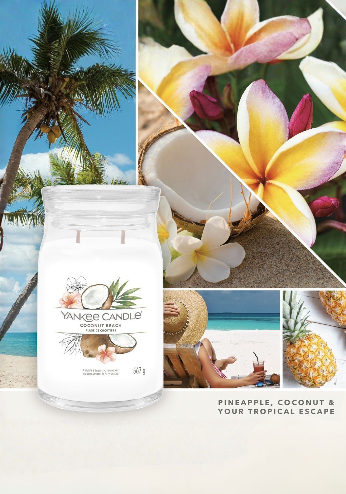 Yankee Candle Signature Large Jar Candle - Tropical Breeze 2 Shaws Department Stores