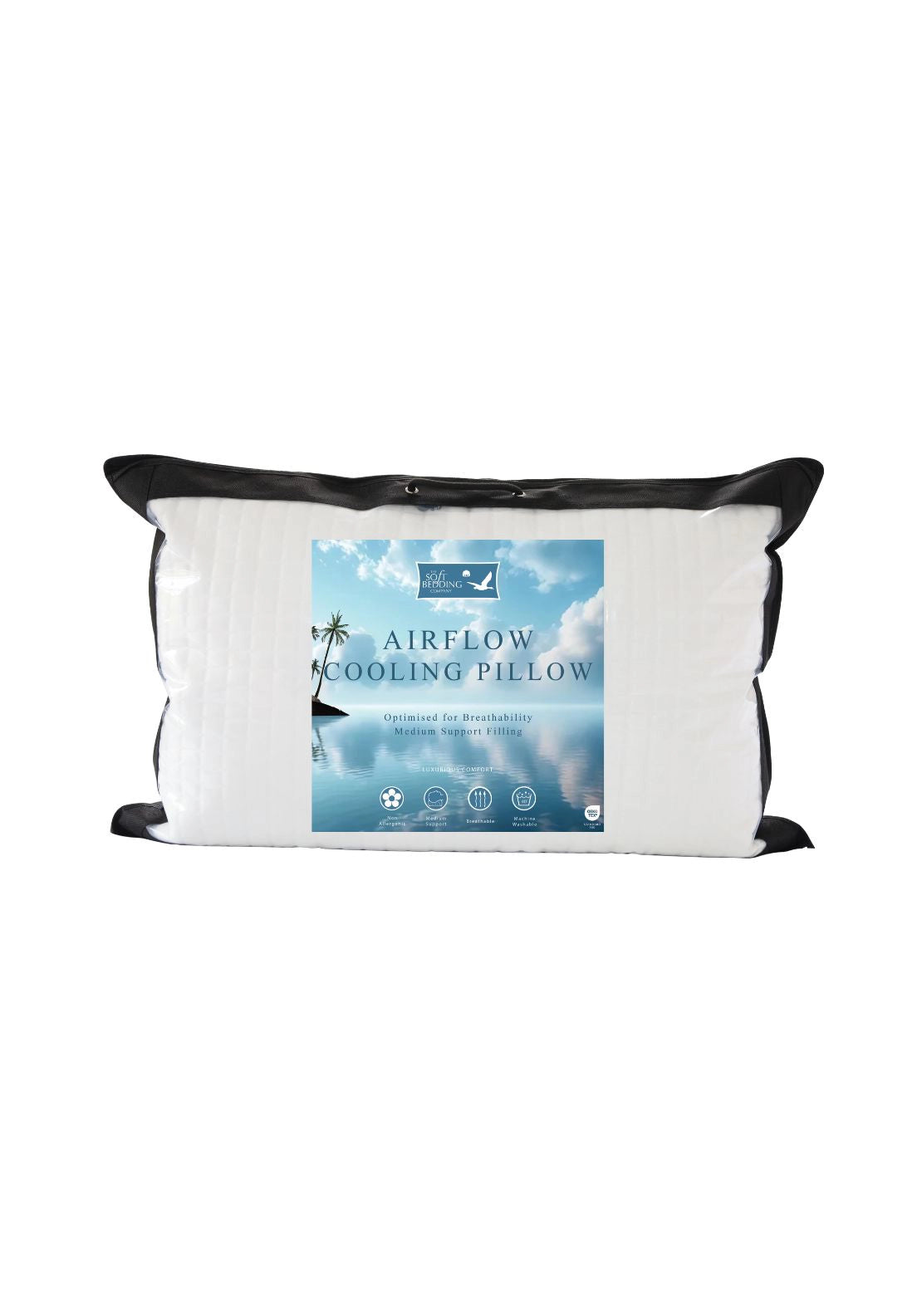 Airflow Cooling Pillow - White