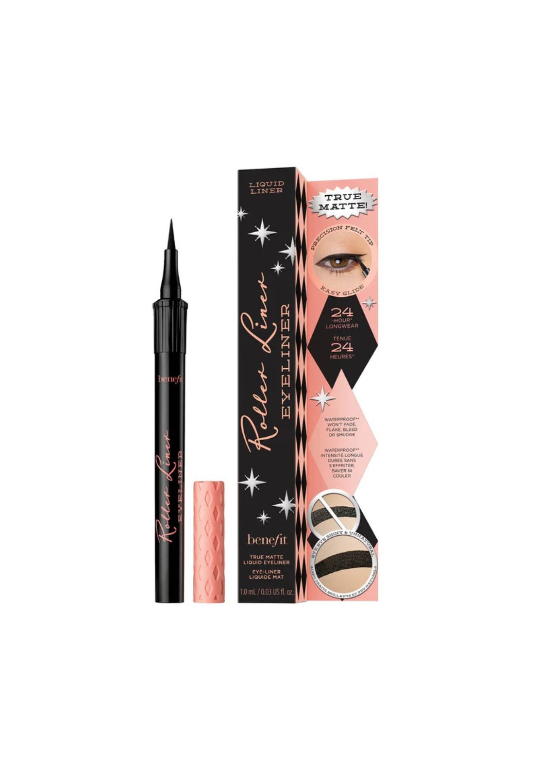 Benefit Roller Liner Liquid Eyeliner - Black 1 Shaws Department Stores