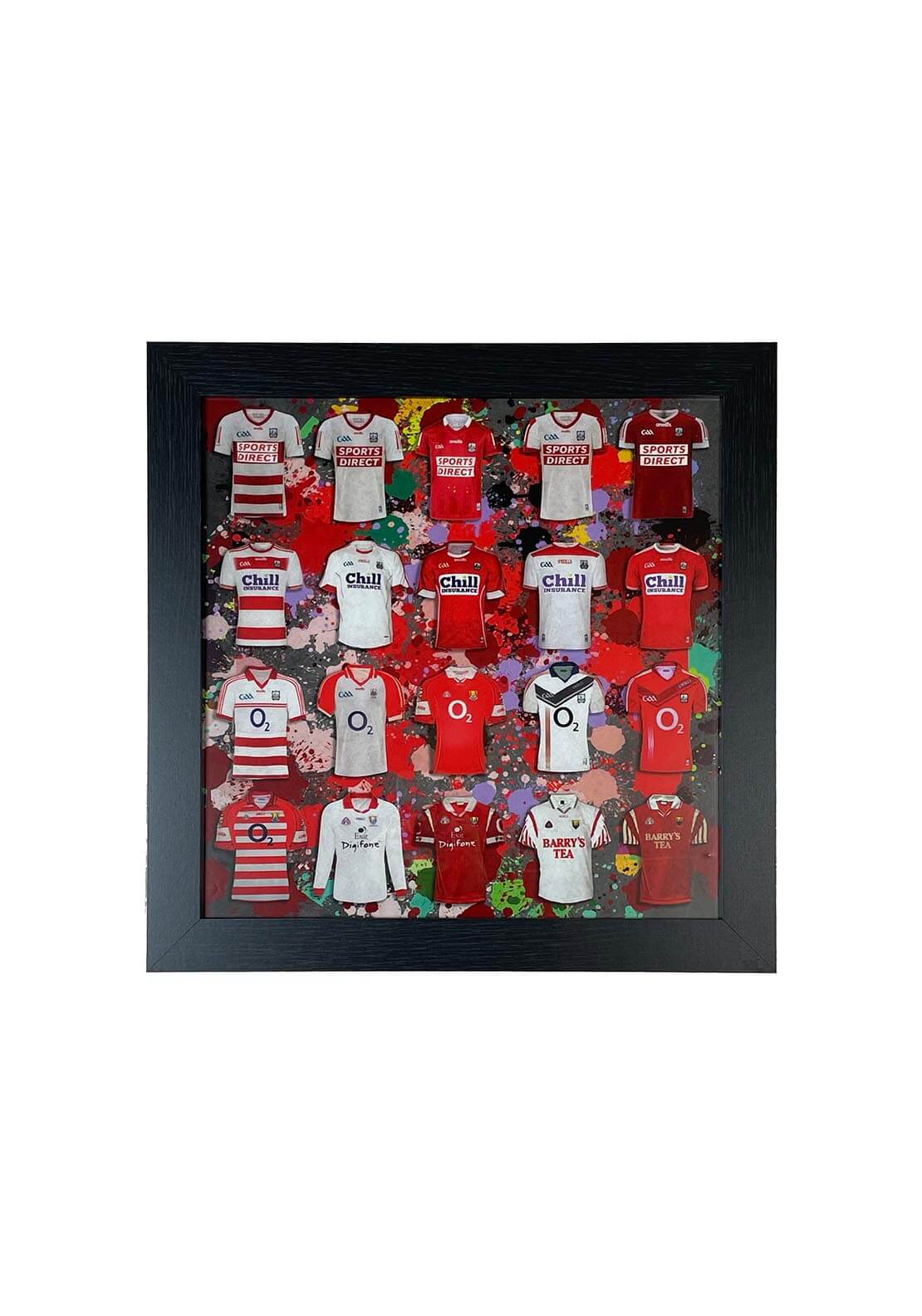 The Home Collection Cork GAA Framed Picture 40cm x 40cm - Black 1 Shaws Department Stores