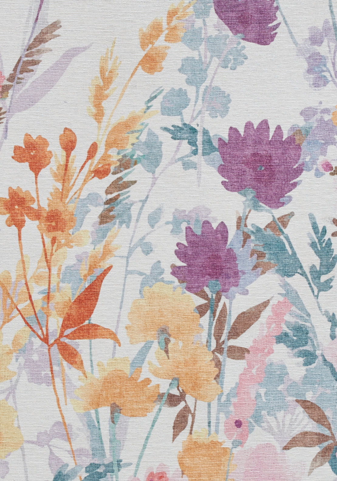 Catherine Lansfield Country Floral Rug - Yellow 5 Shaws Department Stores