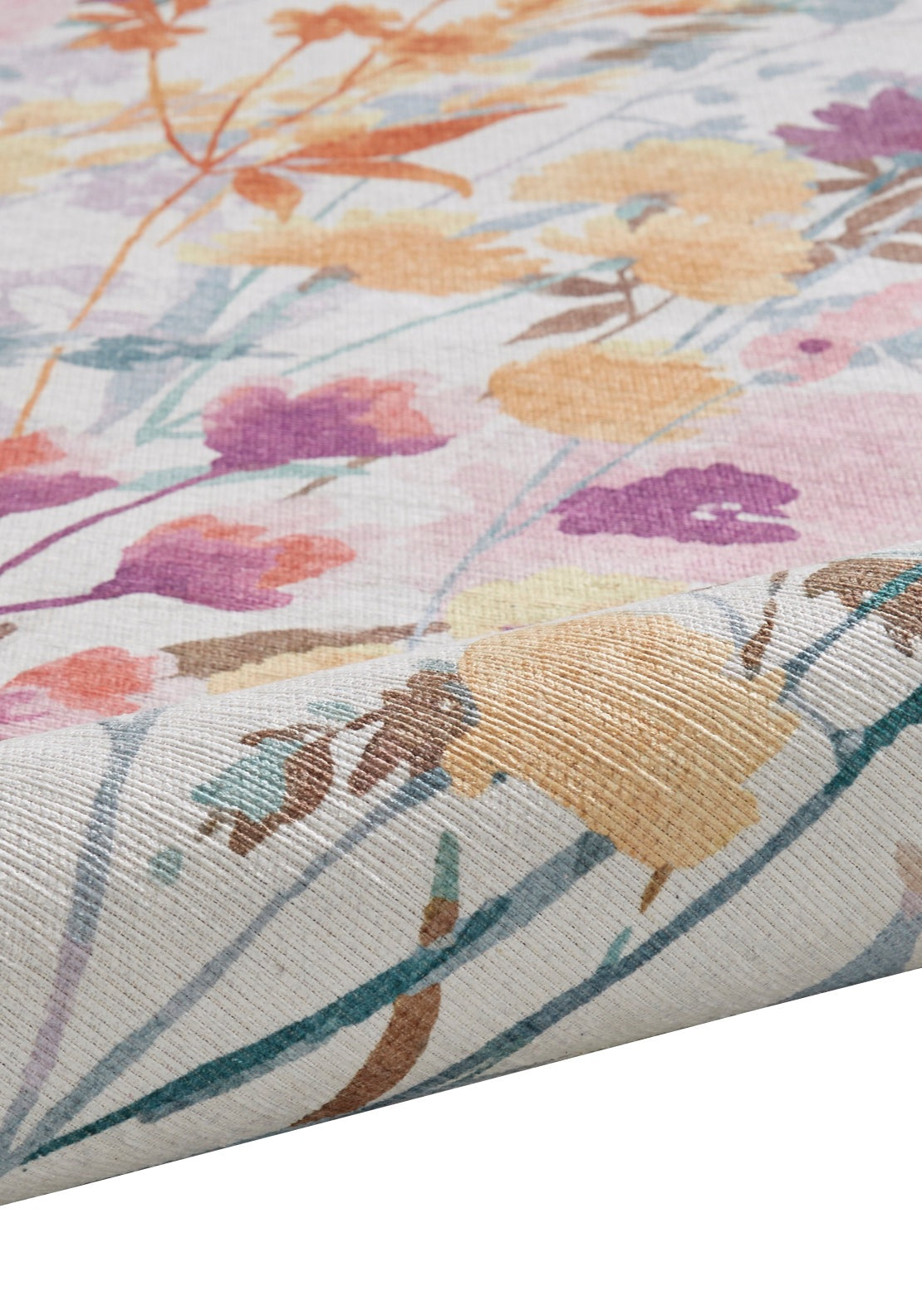 Catherine Lansfield Country Floral Rug - Yellow 4 Shaws Department Stores