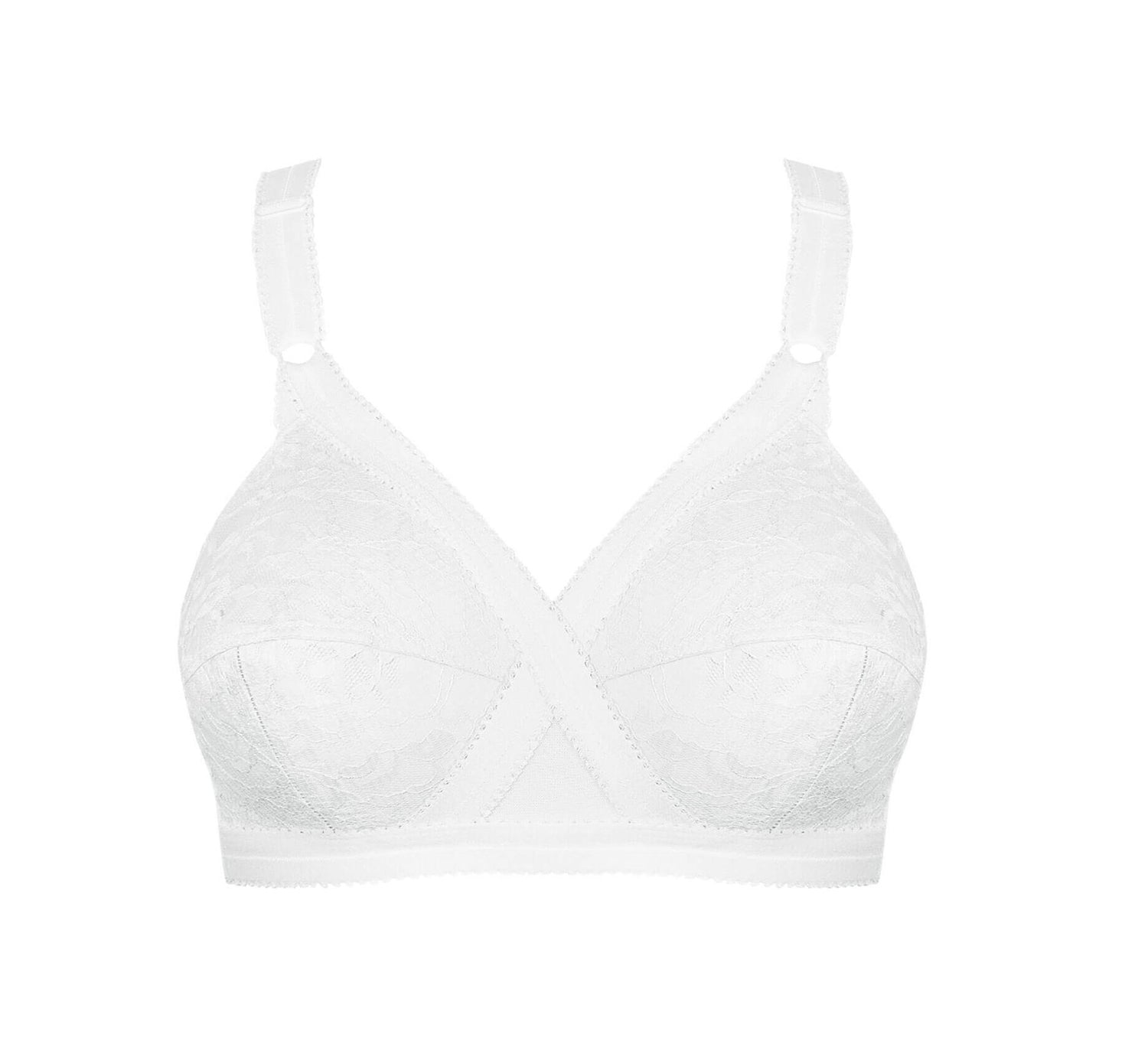 Playtex Cross Your Heart Non Wire Bra - White 1 Shaws Department Stores