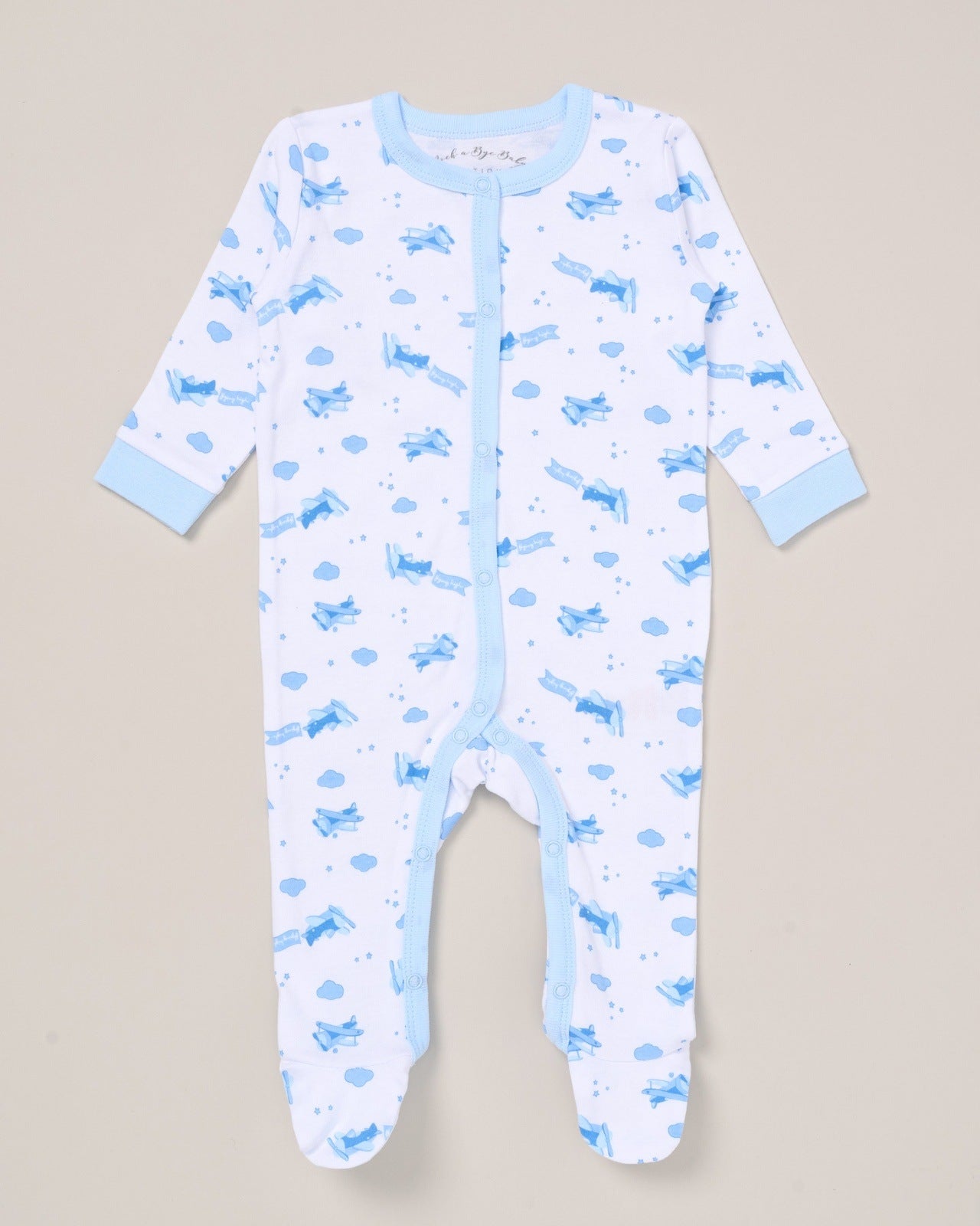 Jainco Baby Boy 5 Piece Multi Print Layette Set - Blue 2 Shaws Department Stores