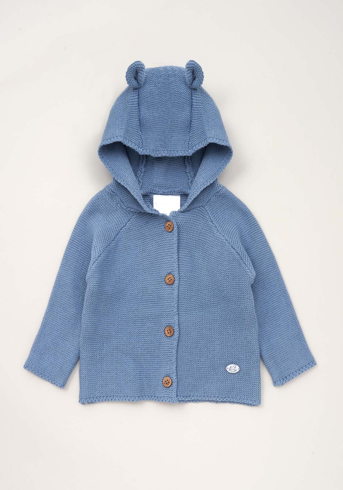 Jainco Long Sleeve Cardigan With Hood - Blue 1 Shaws Department Stores