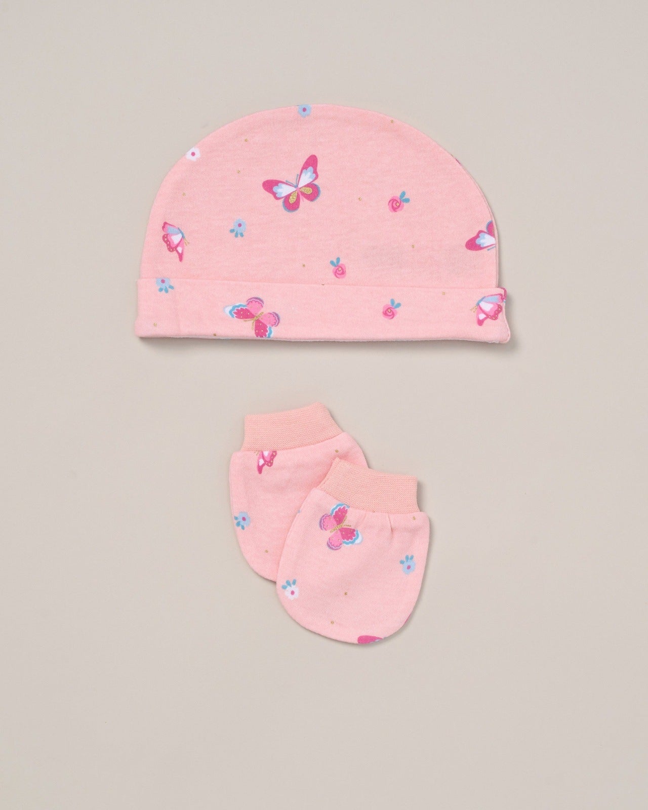 Jainco Baby Girl 5 Piece Multi Print Layette Set - Pink 5 Shaws Department Stores