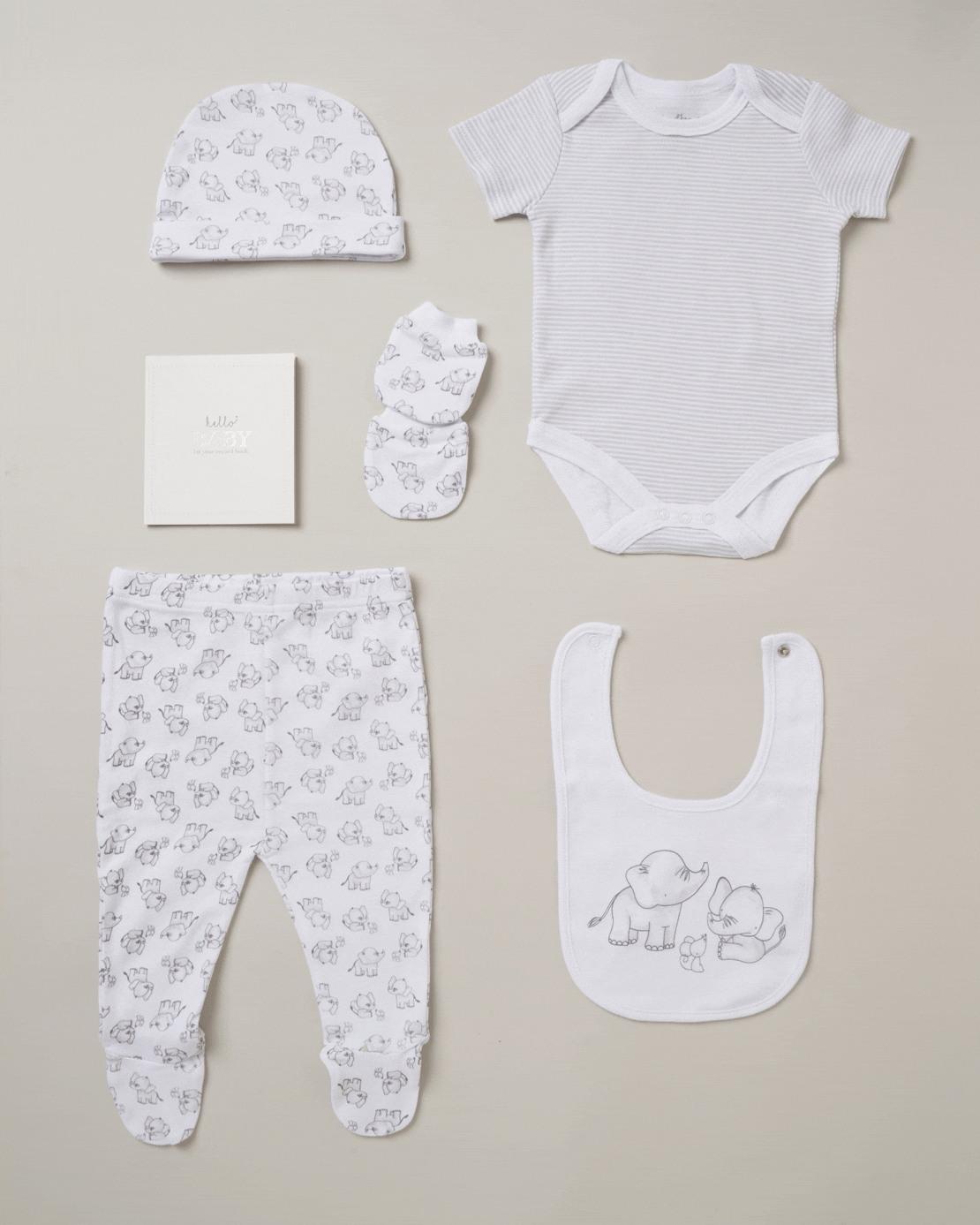 Jainco Baby 6 Piece Gift Set - White 1 Shaws Department Stores