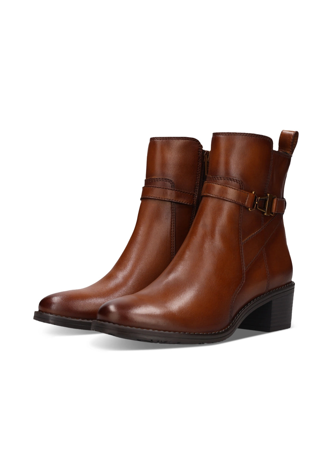Bagatt Mid Ankle Boots - Cognac 2 Shaws Department Stores