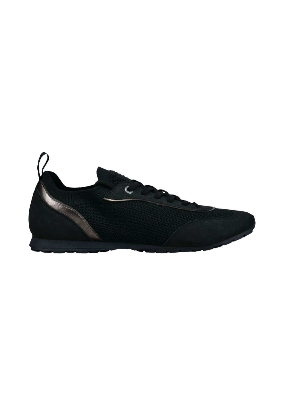 Bagatt Flat Trainer - Black/metallic 2 Shaws Department Stores