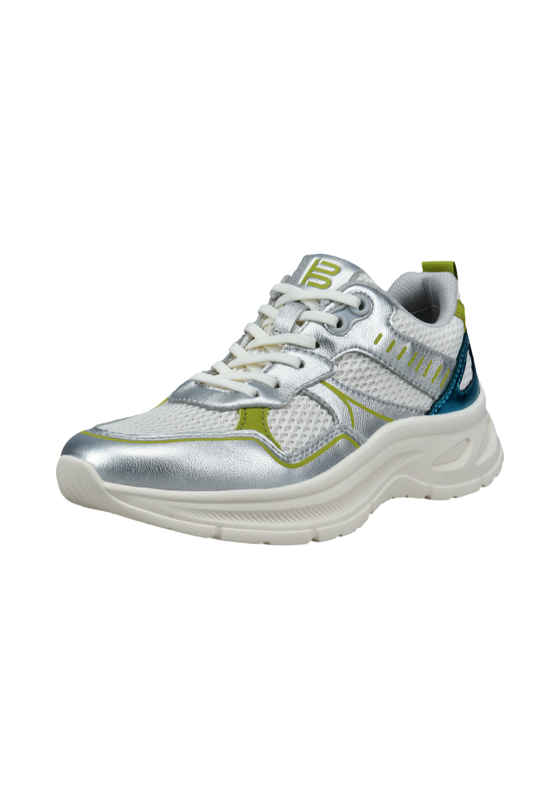 Bagatt Retro Trainer - Silver/multicolour 3 Shaws Department Stores