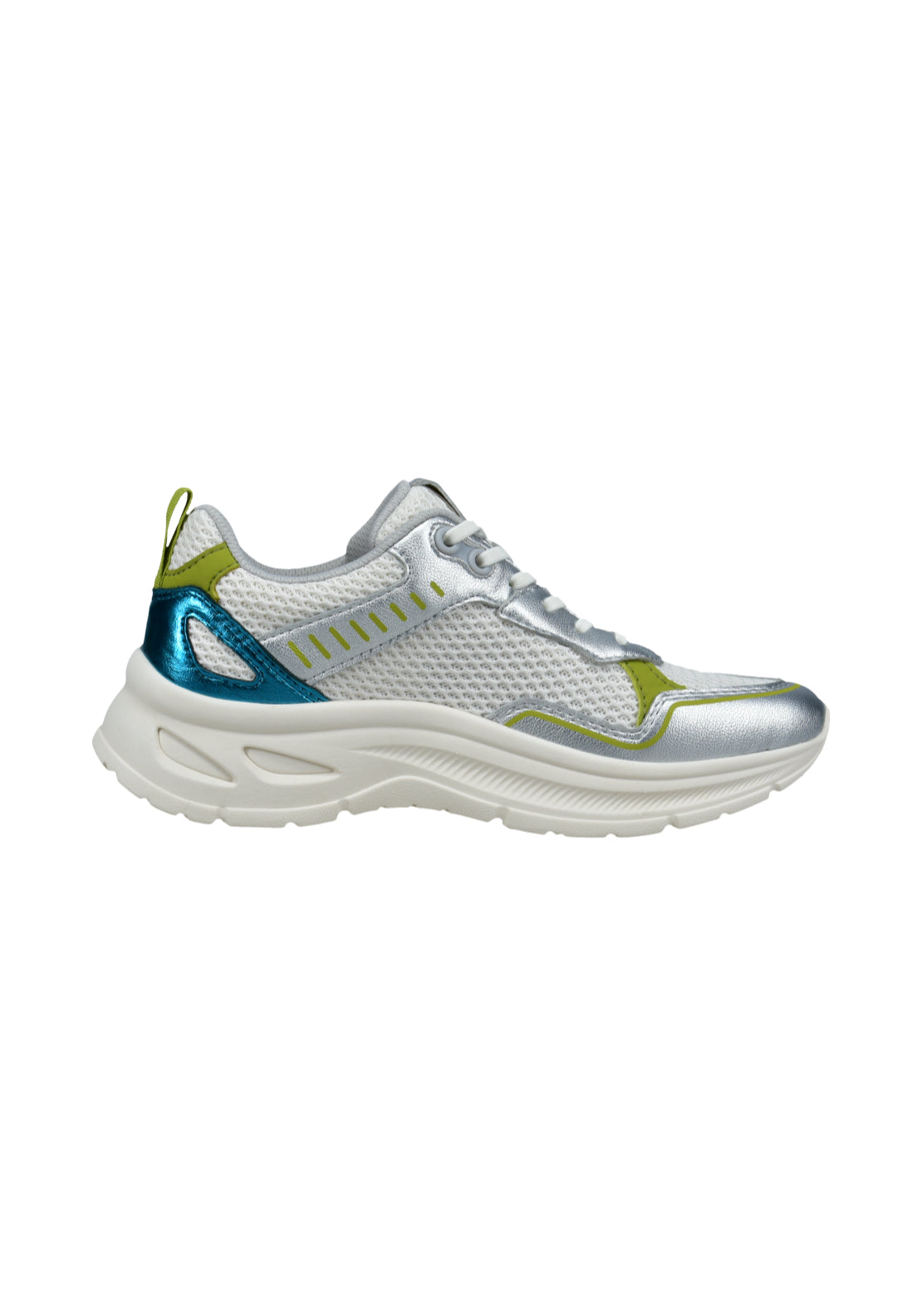 Bagatt Retro Trainer - Silver/multicolour 2 Shaws Department Stores