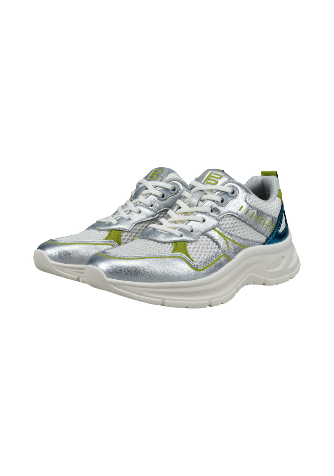 Bagatt Retro Trainer - Silver/multicolour 4 Shaws Department Stores