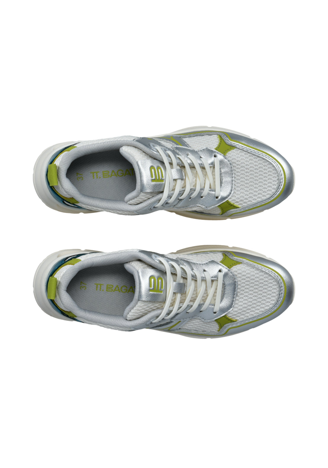 Bagatt Retro Trainer - Silver/multicolour 6 Shaws Department Stores