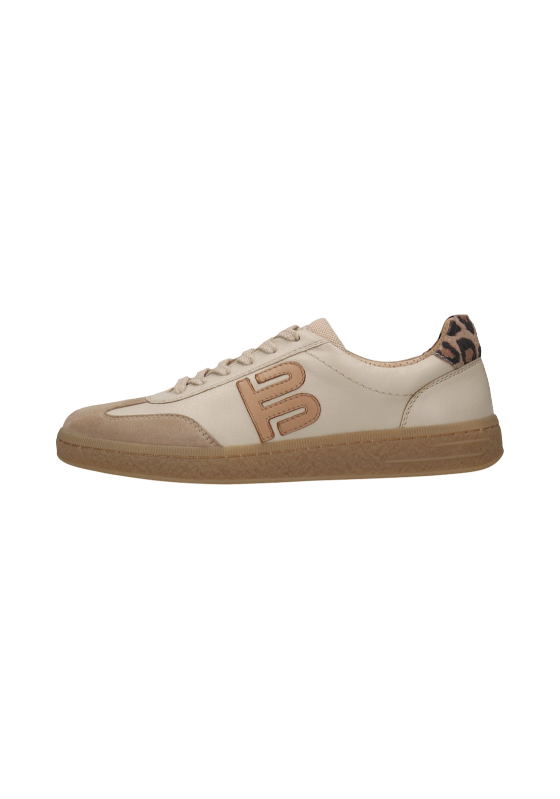 Bagatt Gum Sole Trainer - Beige/animal Print 1 Shaws Department Stores