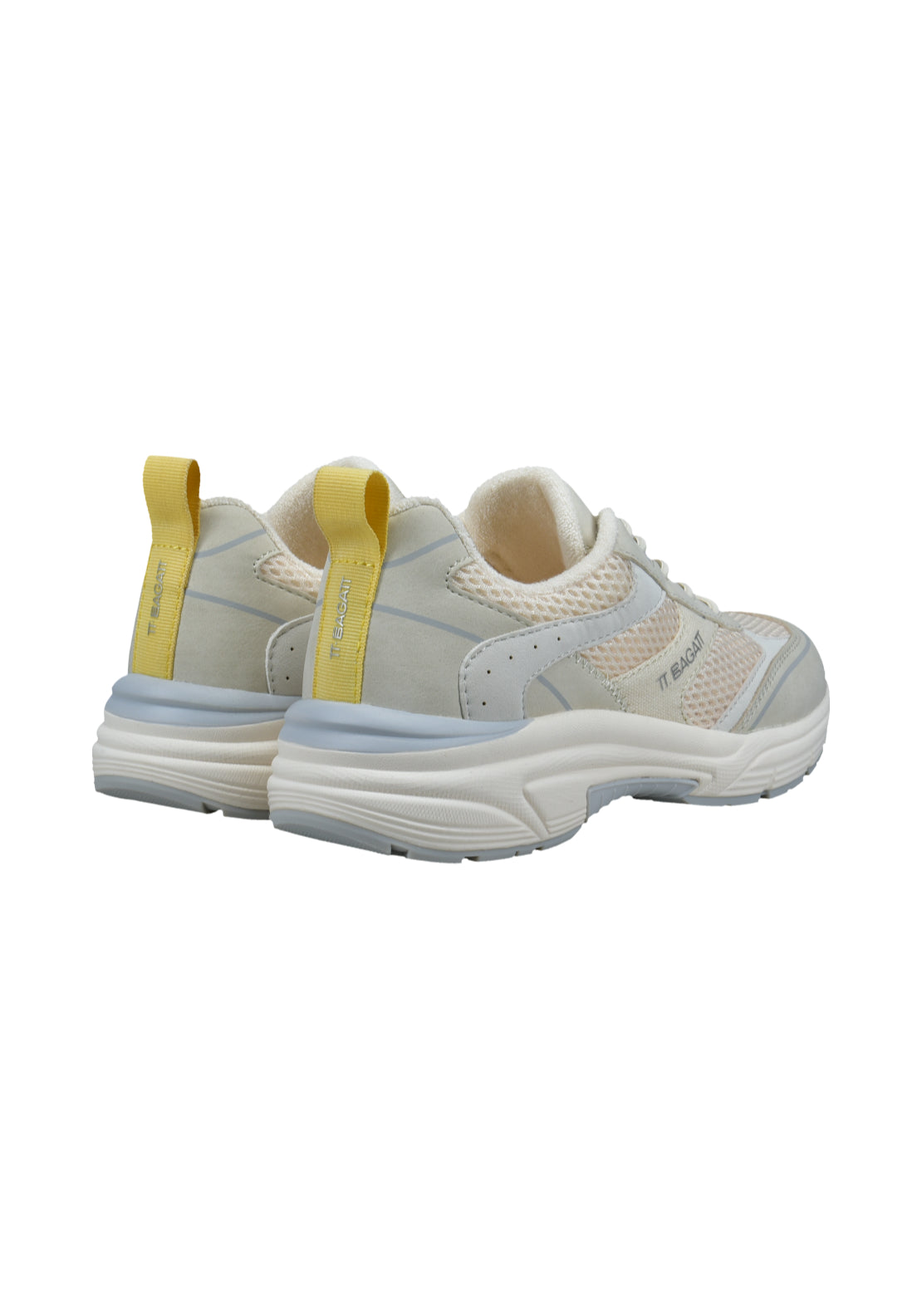 Bagatt Retro Trainer - Beige/off White 5 Shaws Department Stores