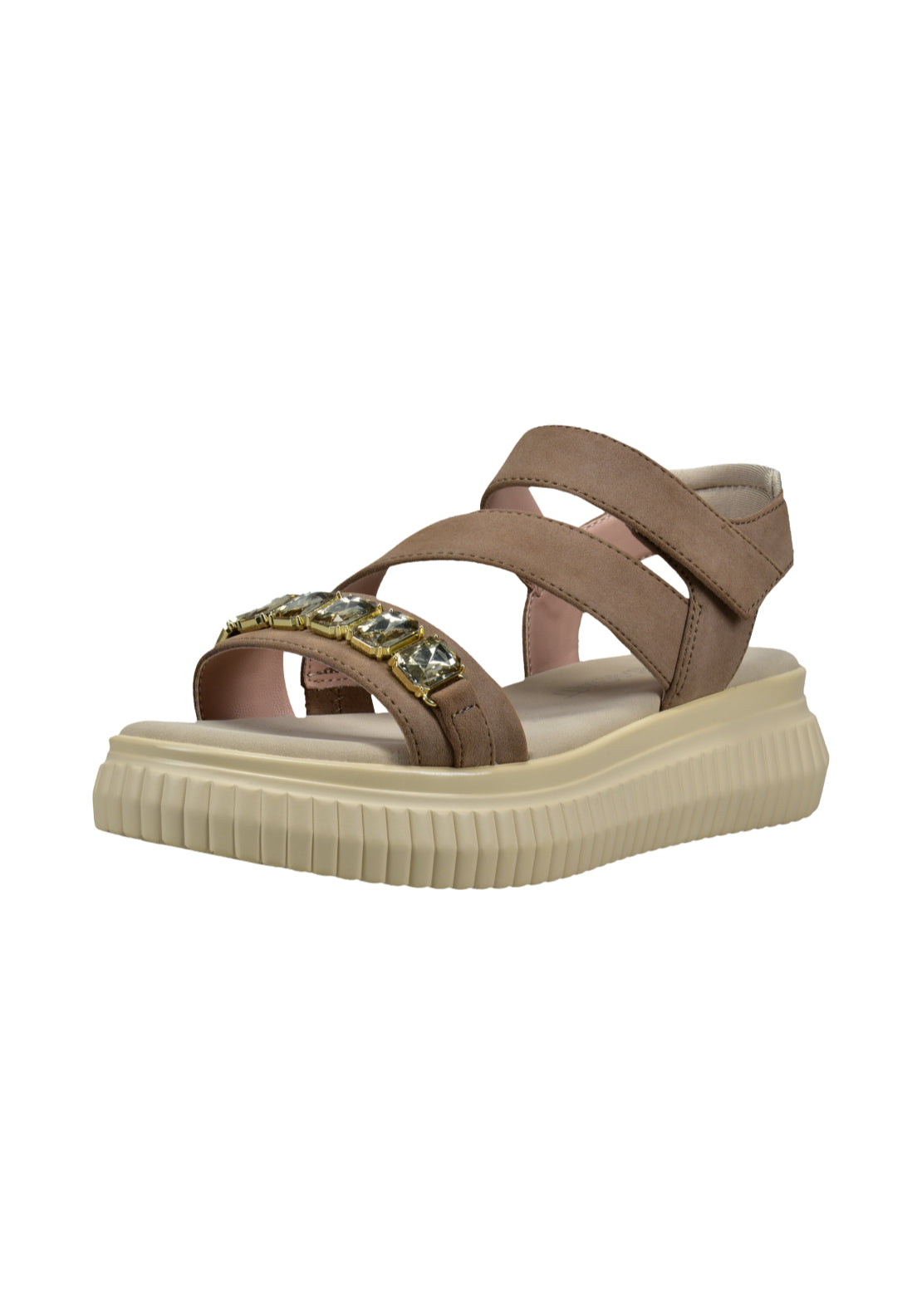 Bagatt Platform Strappy Sandal - Sand 3 Shaws Department Stores