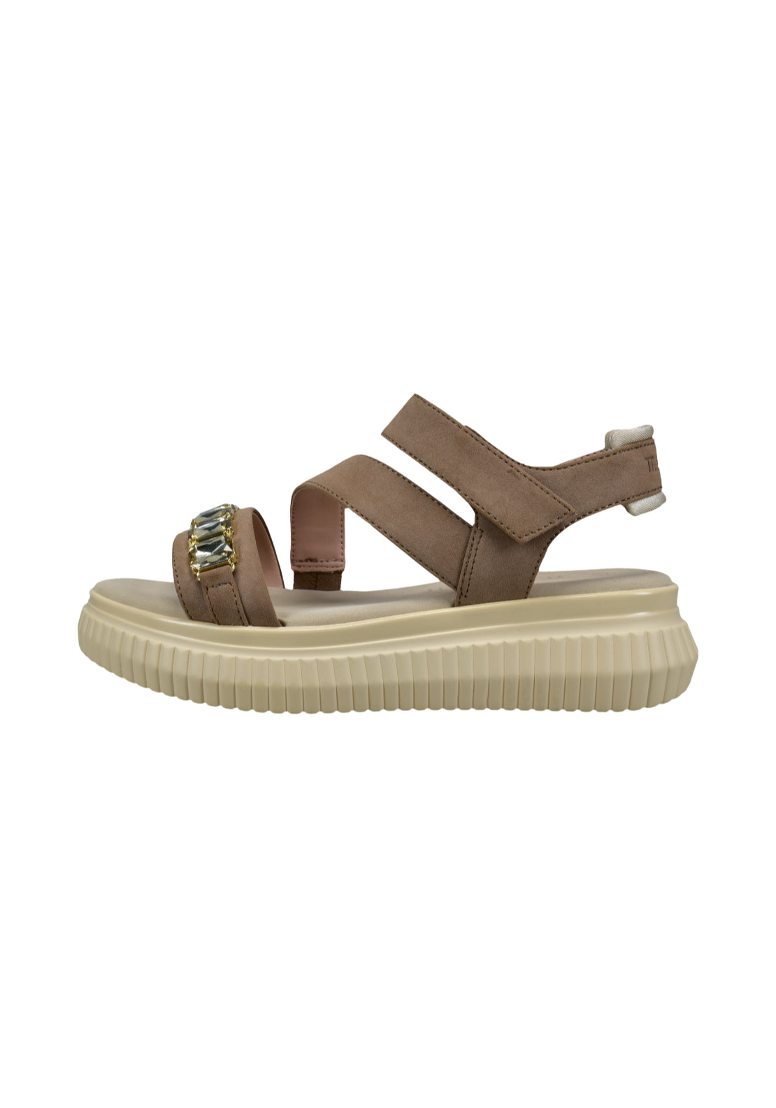 Bagatt Platform Strappy Sandal - Sand 1 Shaws Department Stores