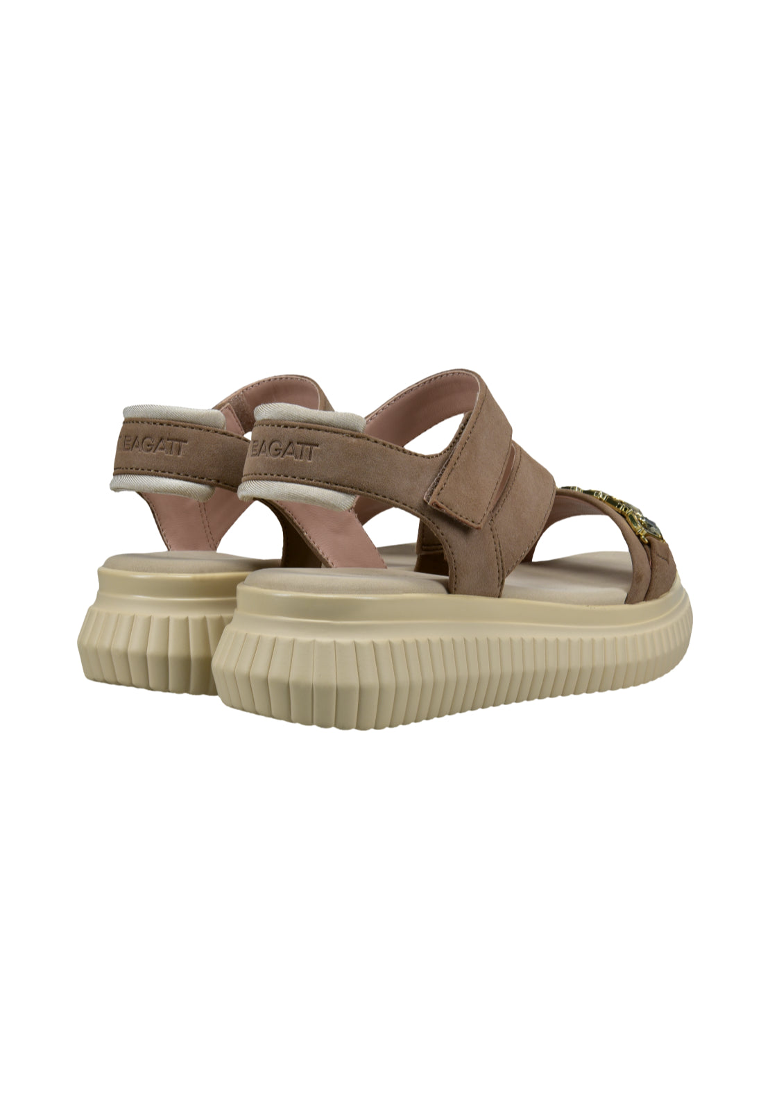 Bagatt Platform Strappy Sandal - Sand 5 Shaws Department Stores