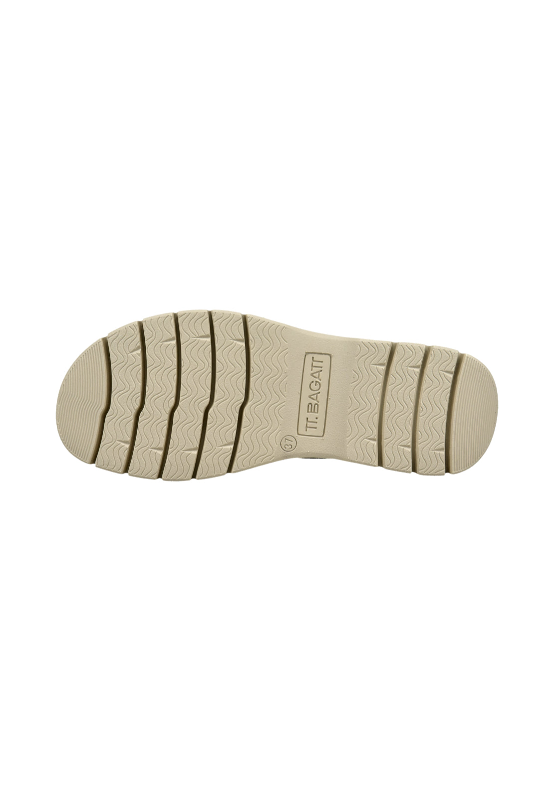 Bagatt Flat Strappy Sandal - Metallic/beige 7 Shaws Department Stores