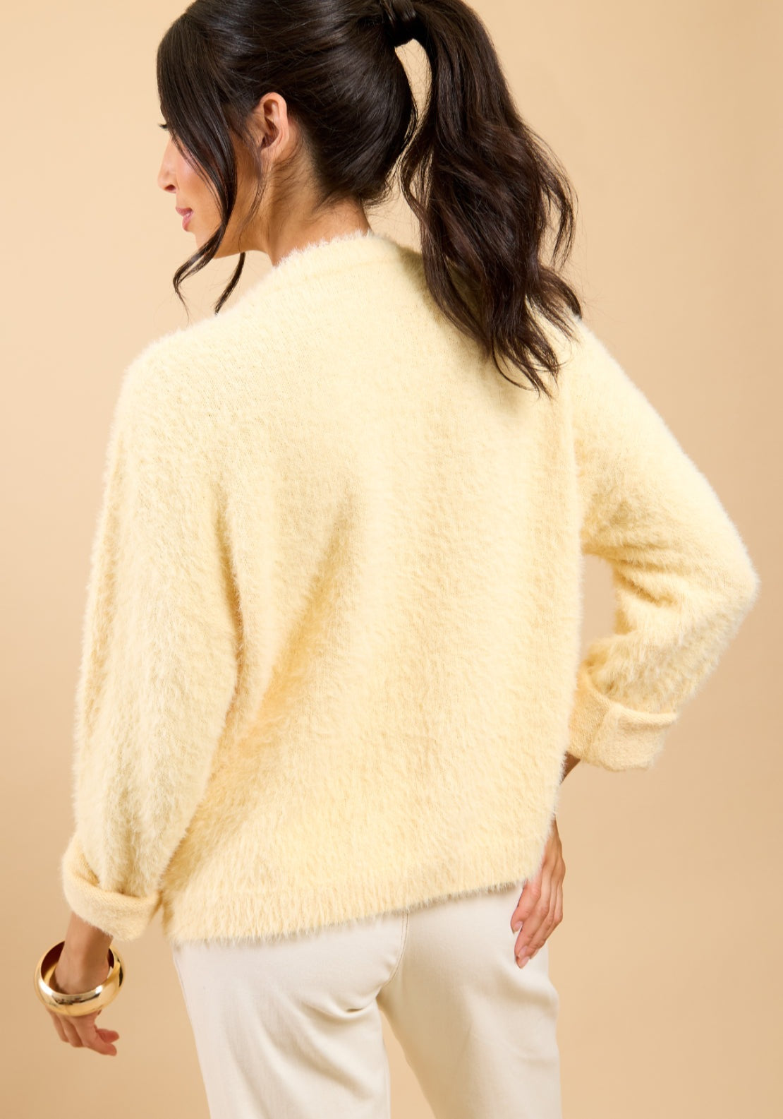 Ophelia Soft Knit Jumper - Lemon