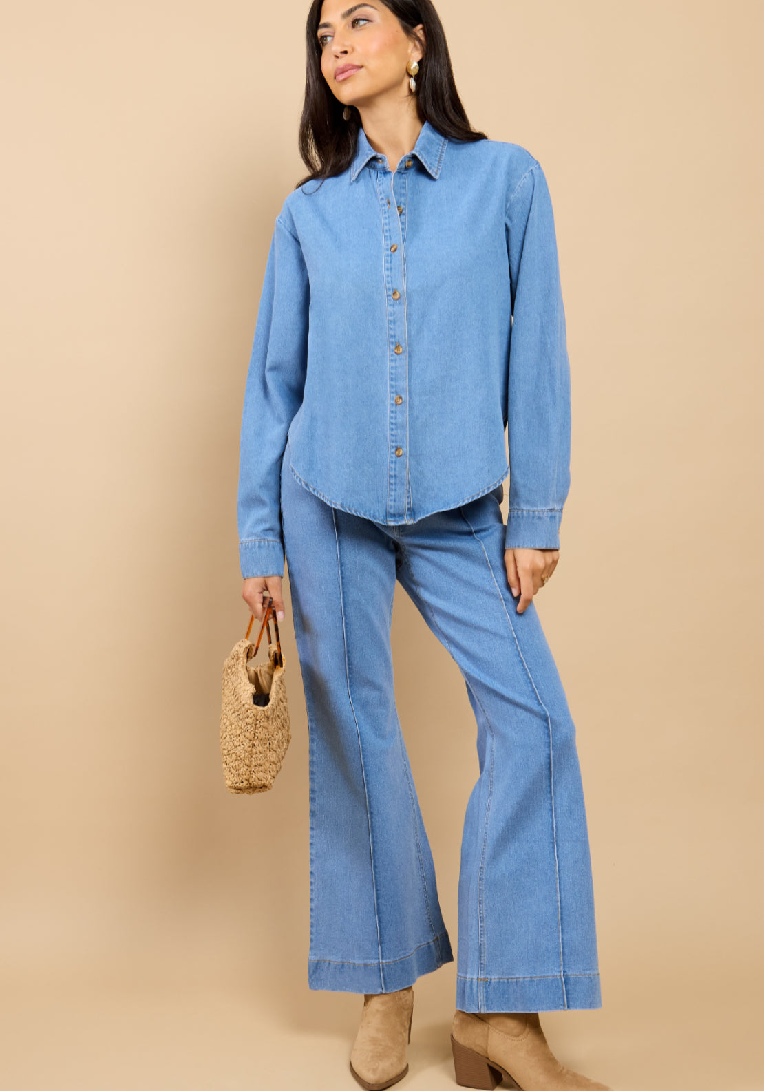 Xanthe Denim Shirt - Blue