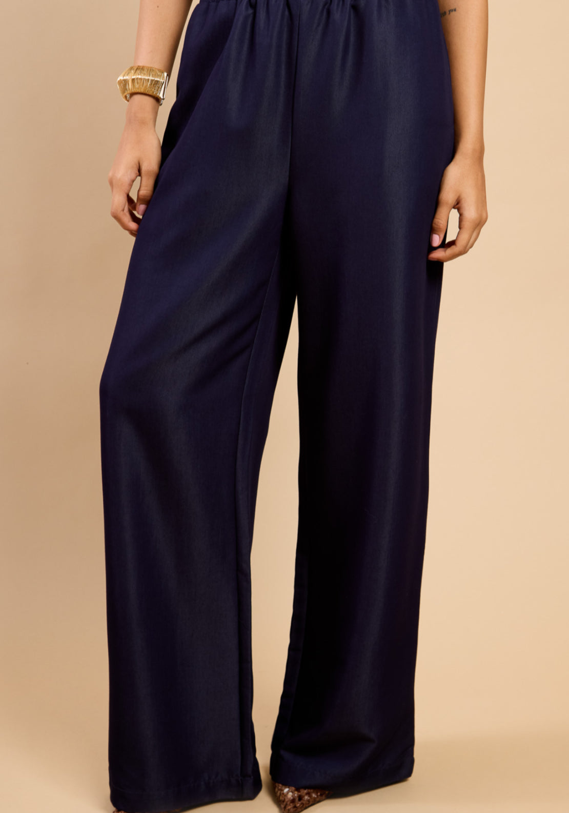 Damari Indigo Wide Leg Trouser - Denim
