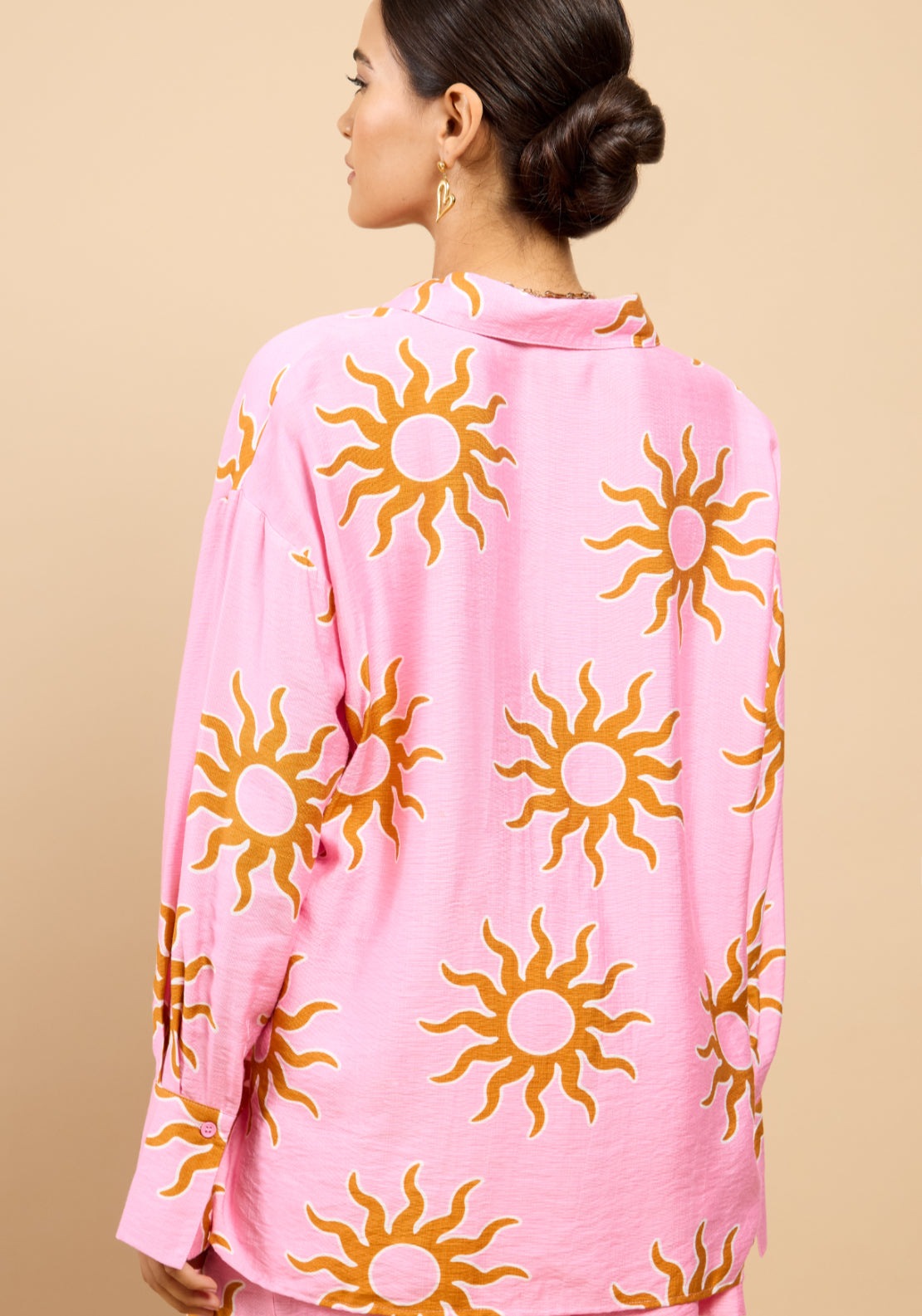 Anneliese Sun Print Shirt - Pink