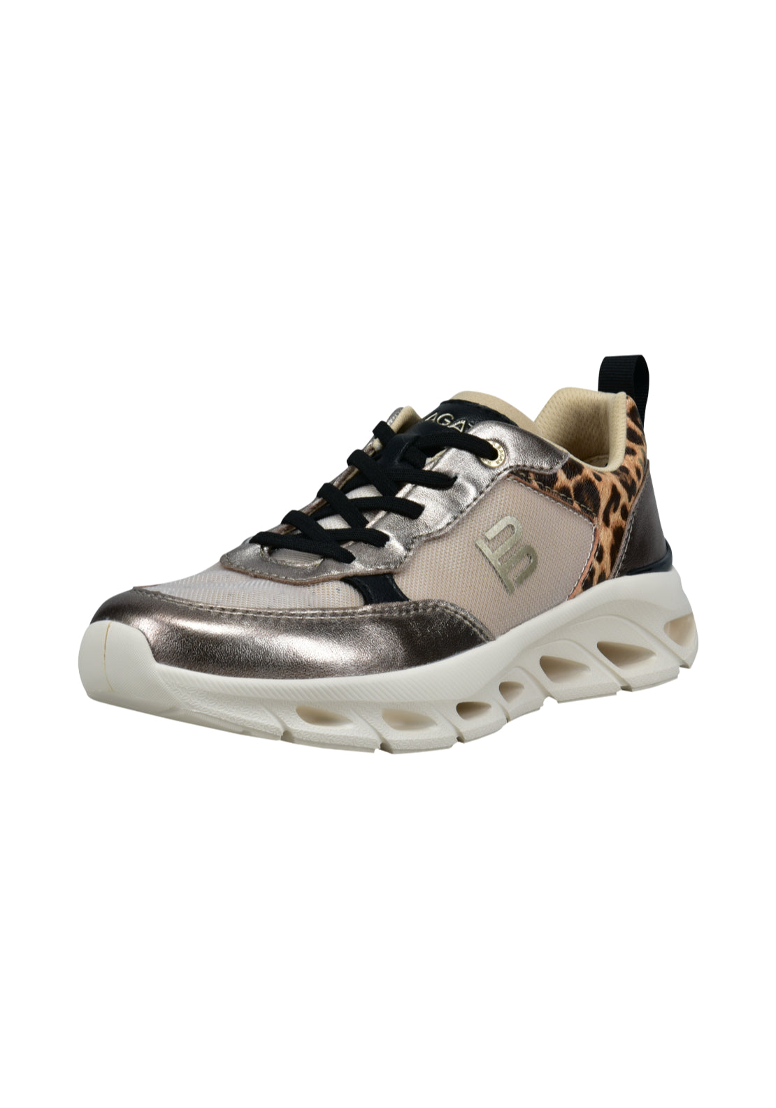 Bagatt Colour Block Trainer - Gold/multicolour 3 Shaws Department Stores