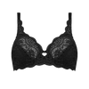 Amourette 300 Wired lacy bra - Black