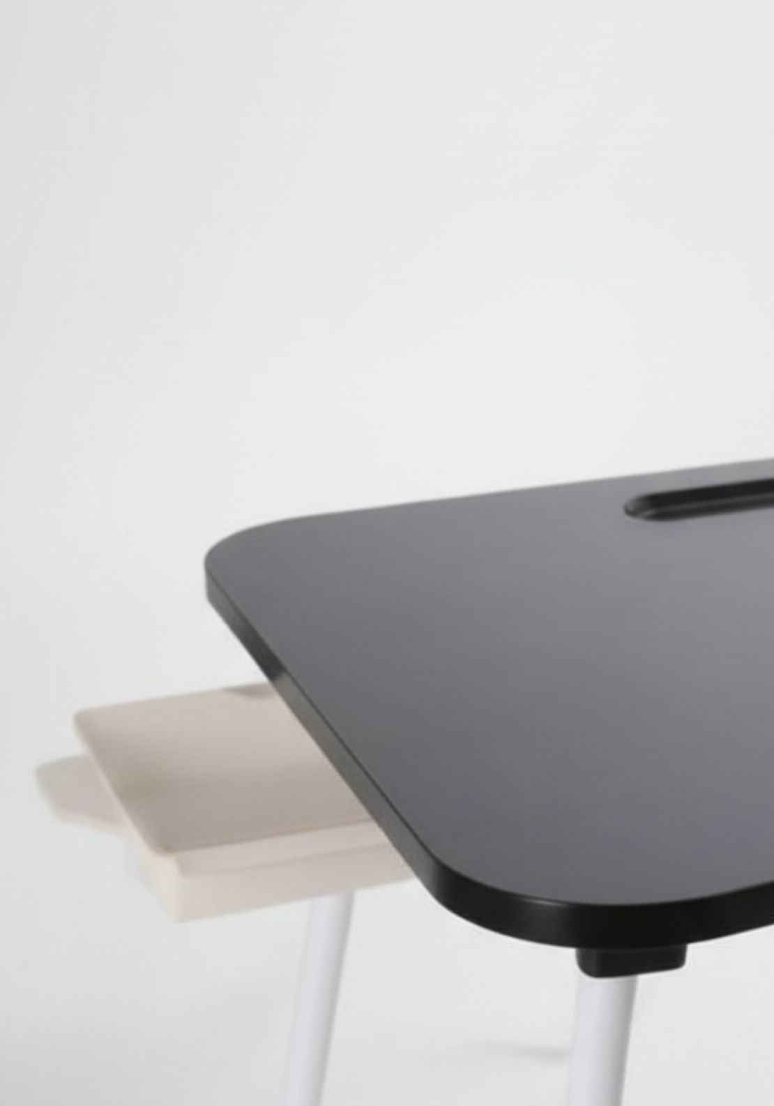 The Home Collection Serving Tray For Bed with Drawer - Grey 2 Shaws Department Stores