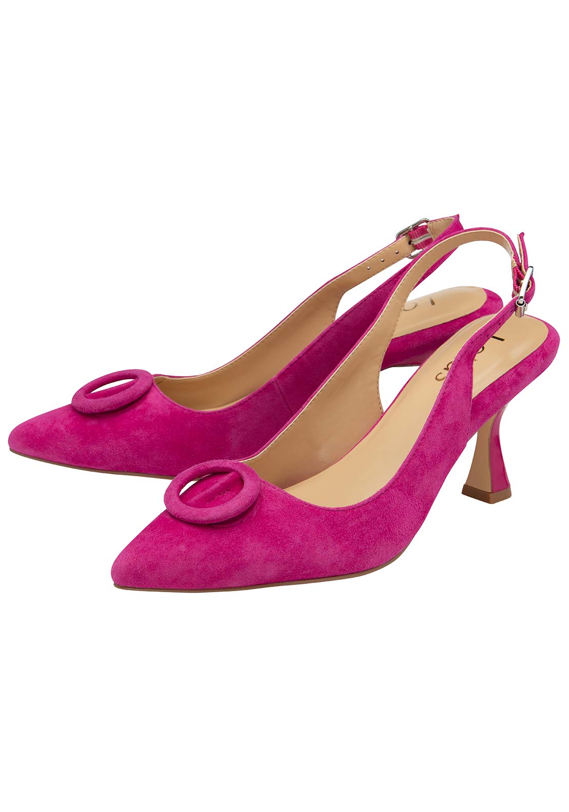 Lotus Delfina Heel Shoe - Pink 1 Shaws Department Stores