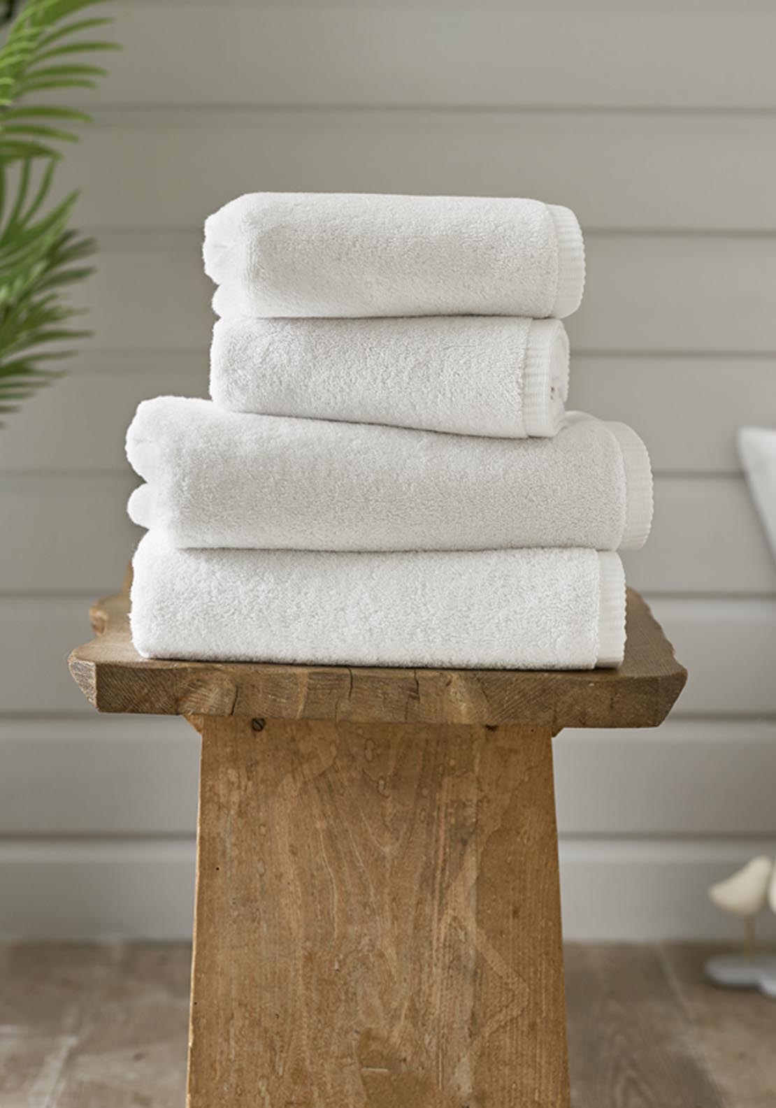 Sanremo Hand Towel Combed Cotton 700gsm - White 1 Shaws Department Stores
