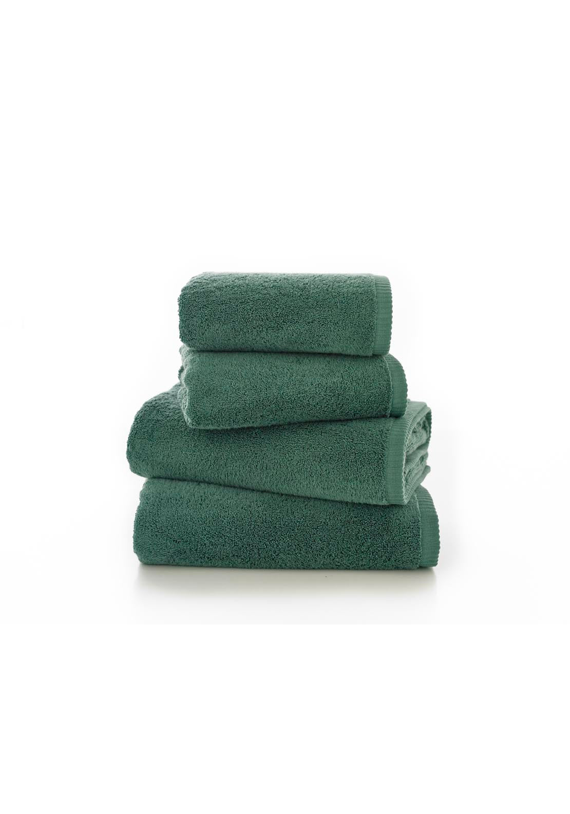 Sanremo Hand Towel Combed Cotton 700gsm - Pine 2 Shaws Department Stores
