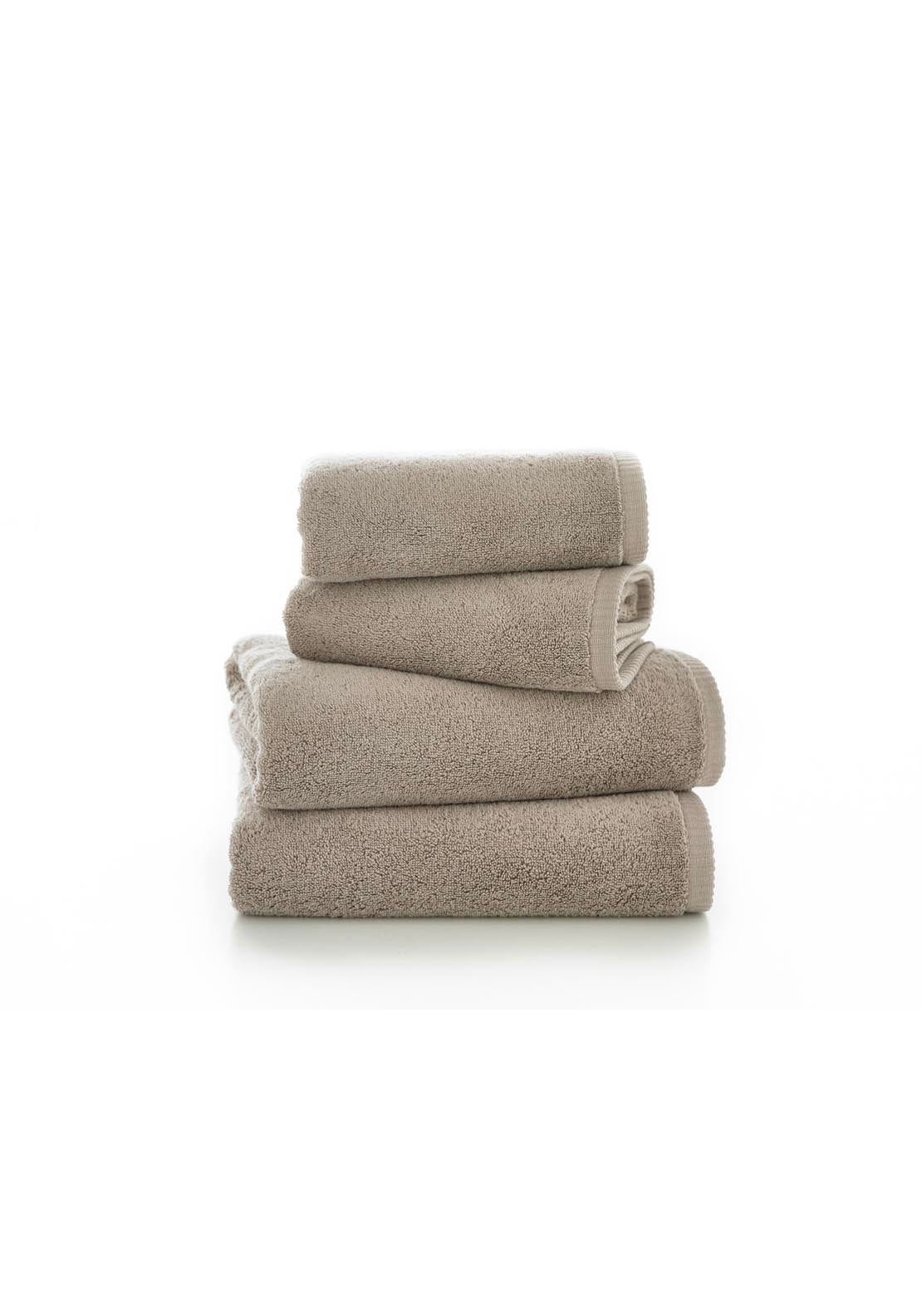 Sanremo Face Cloth Combed Cotton 700gsm - Taupe 2 Shaws Department Stores