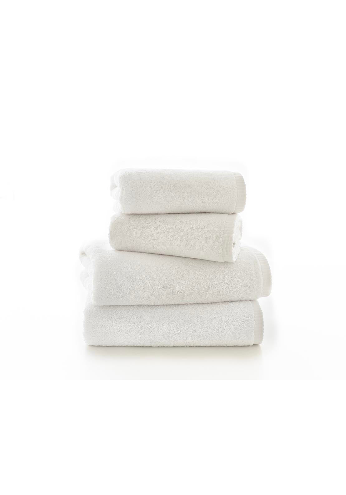 Sanremo Hand Towel Combed Cotton 700gsm - White 2 Shaws Department Stores