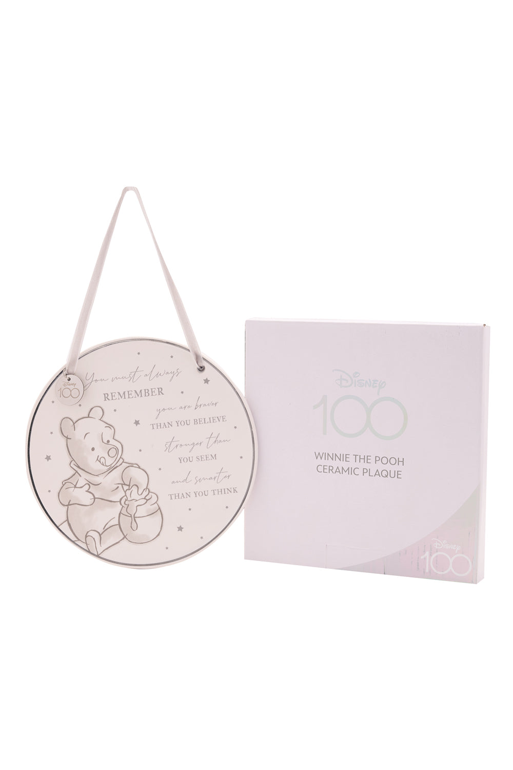 Disney Disney 100 Round Ceramic Plaque - Winnie The Pooh 1 Shaws Department Stores