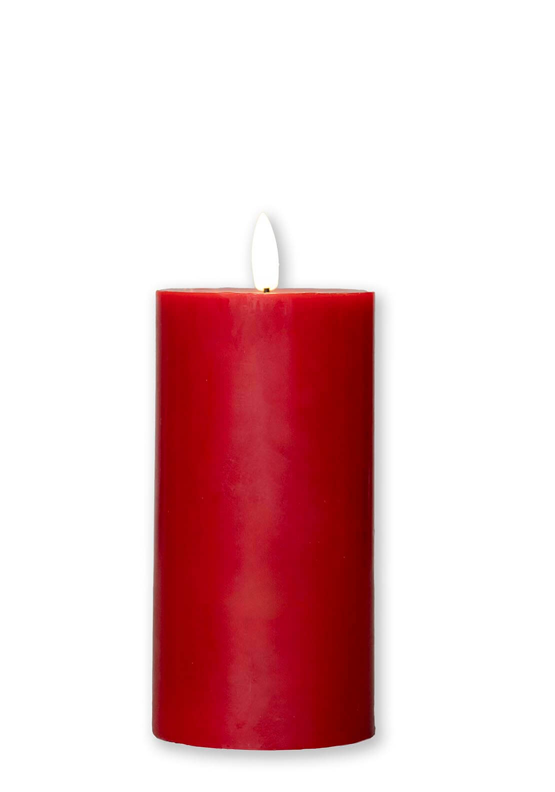 The Home Collection 3D-Flame LED Candle 15cm With 6 Hour Timer - Red 2 Shaws Department Stores