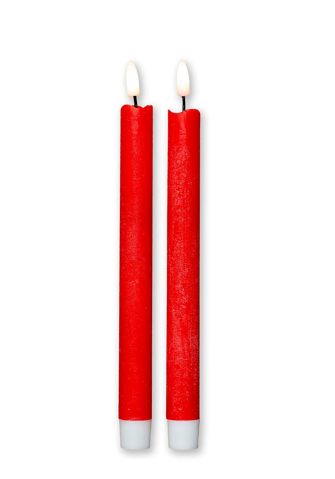 The Home Collection 3D Flame LED Taper Candle Set - Red 2 Shaws Department Stores