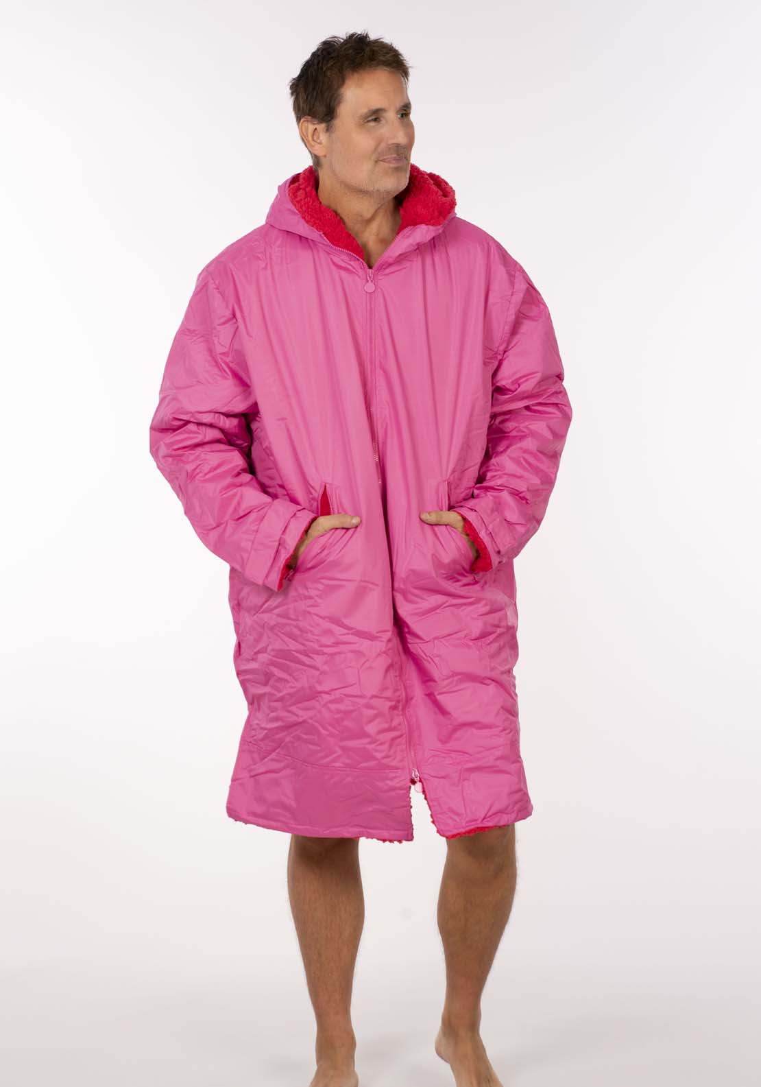 The Home Dry Changing Robe - Pink / Red 1 Shaws Department Stores