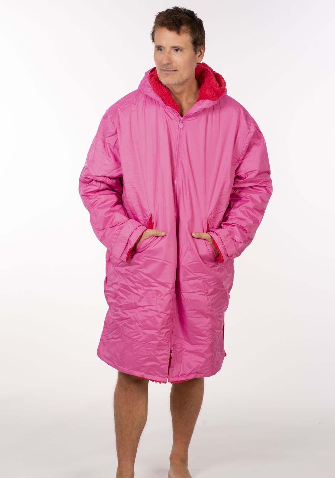 The Home Dry Changing Robe - Pink / Red 3 Shaws Department Stores