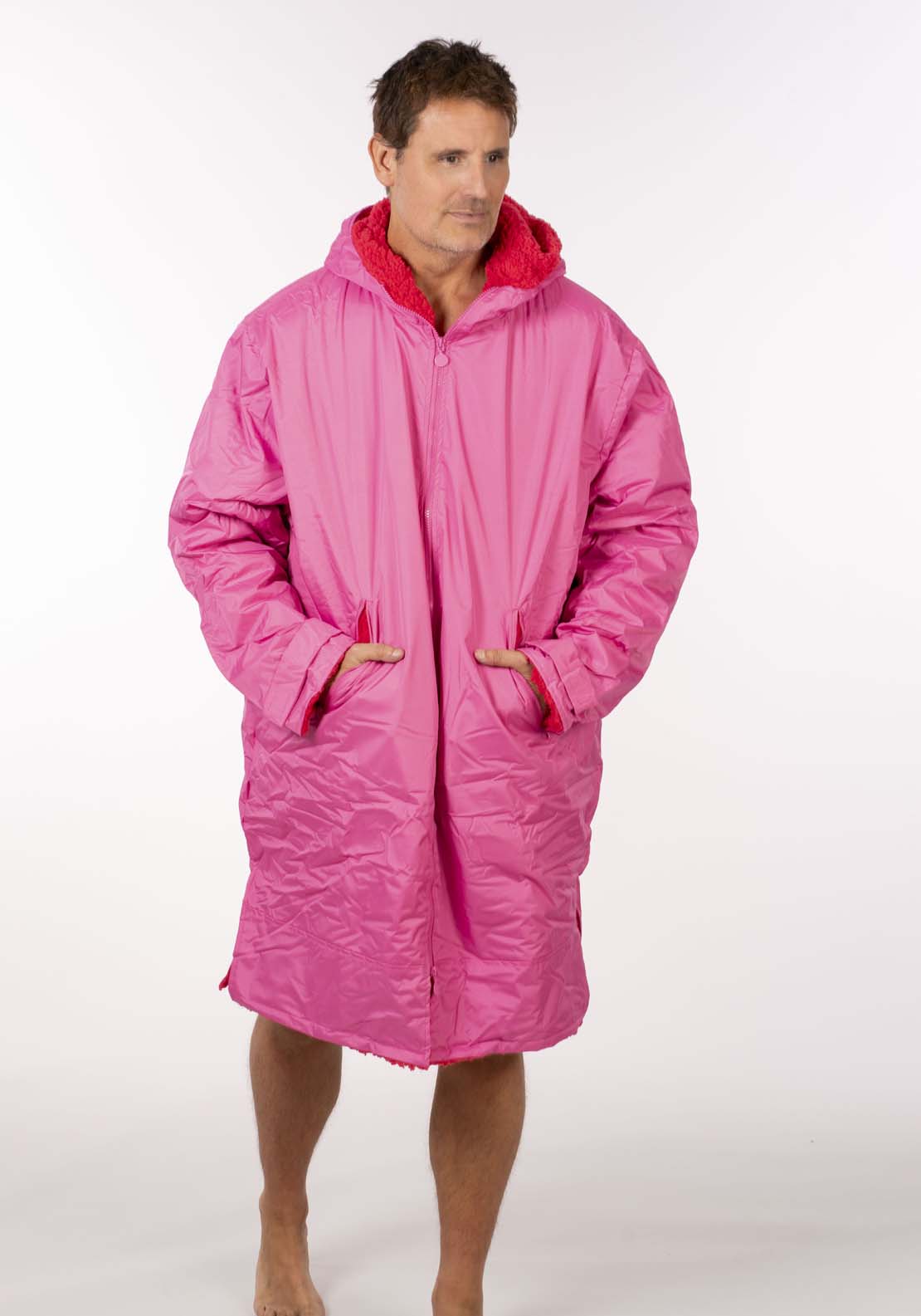 The Home Dry Changing Robe - Pink / Red 6 Shaws Department Stores