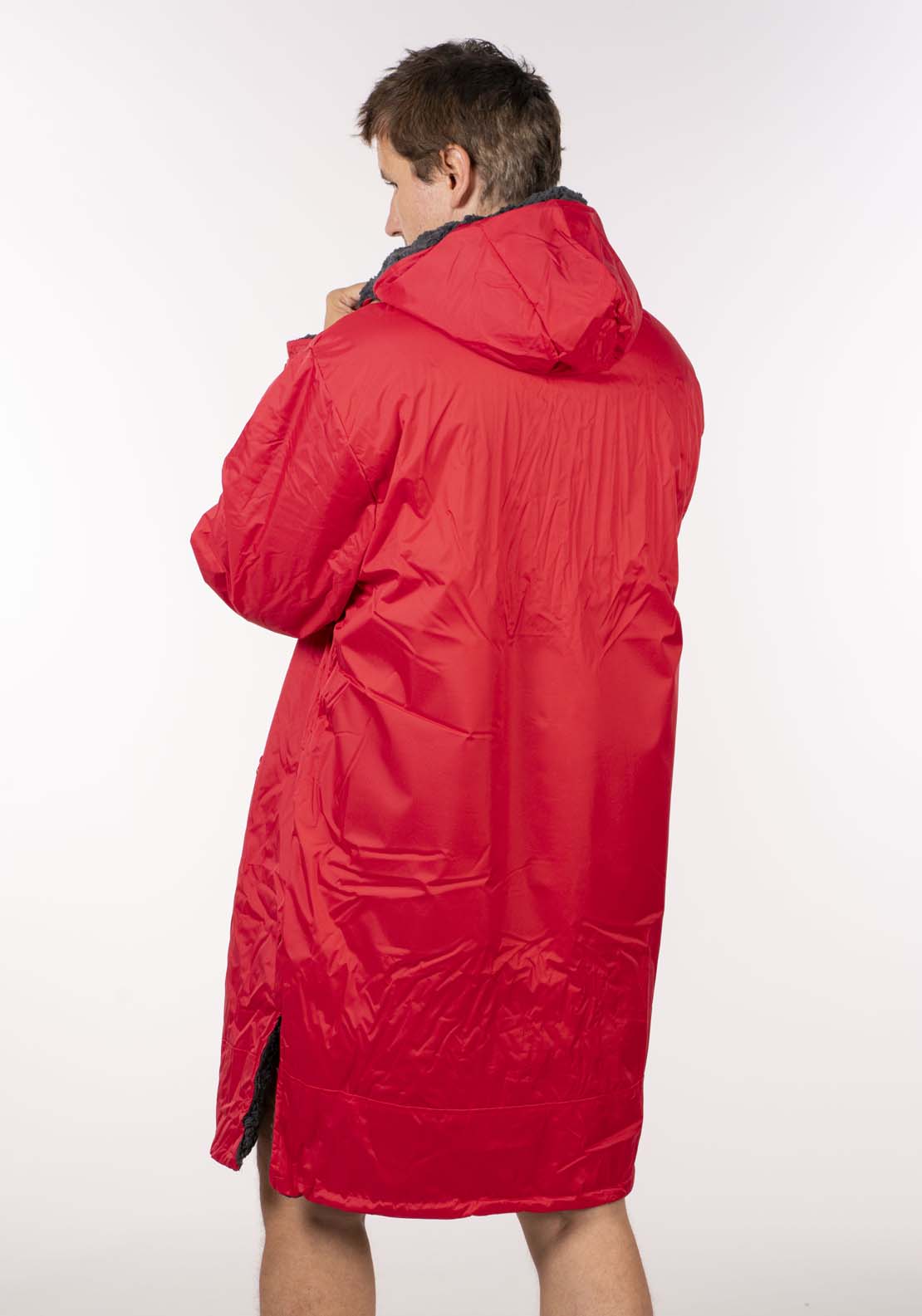 The Home Collection Dry Changing Robe - Charcoal/red 4 Shaws Department Stores