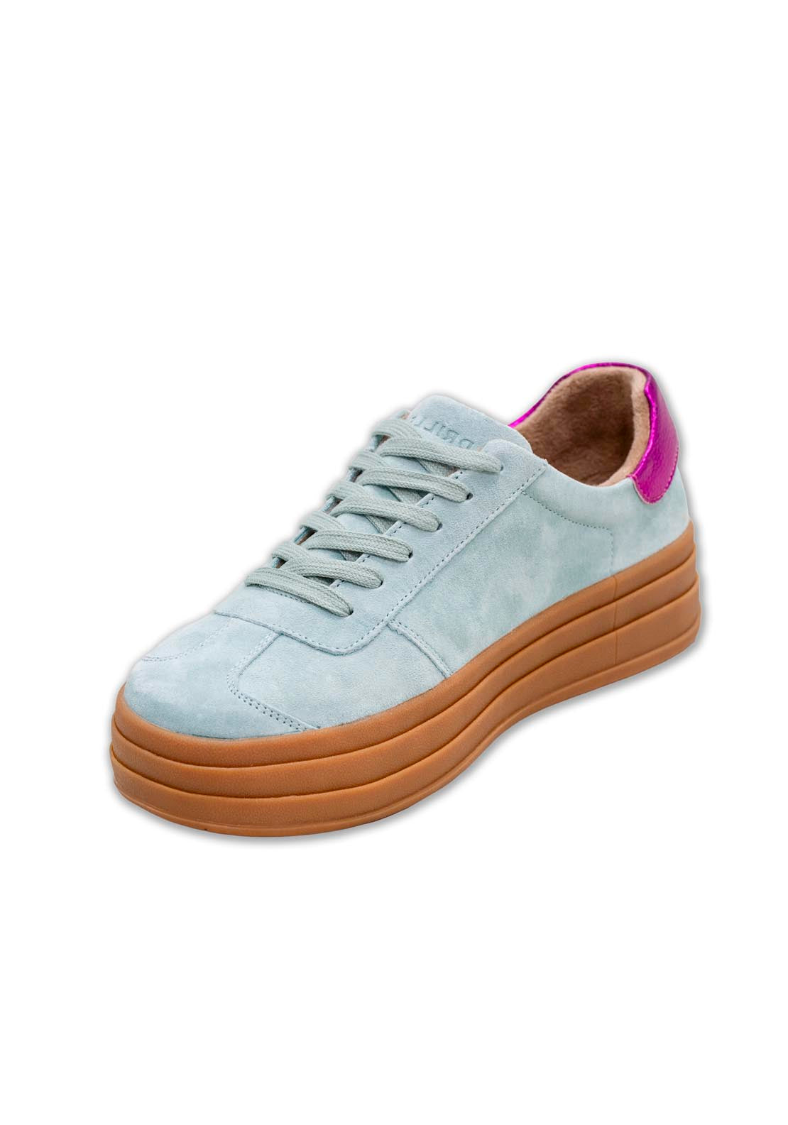 Drilleys Triple Sole Gum H Trianer - Sea Green Techno 2 Shaws Department Stores