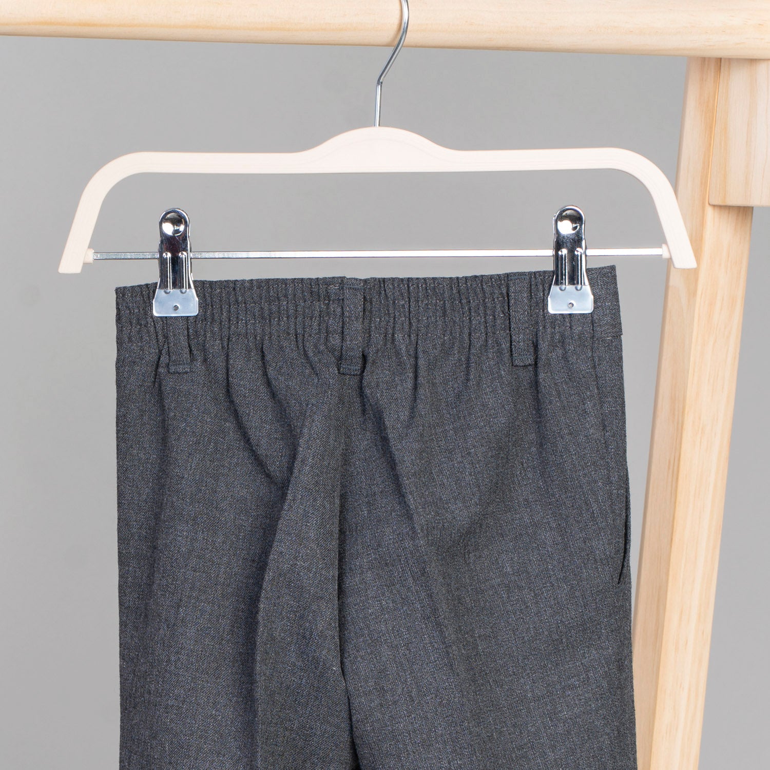 Skippy Full Elastic Slacks - Grey 2 Shaws Department Stores