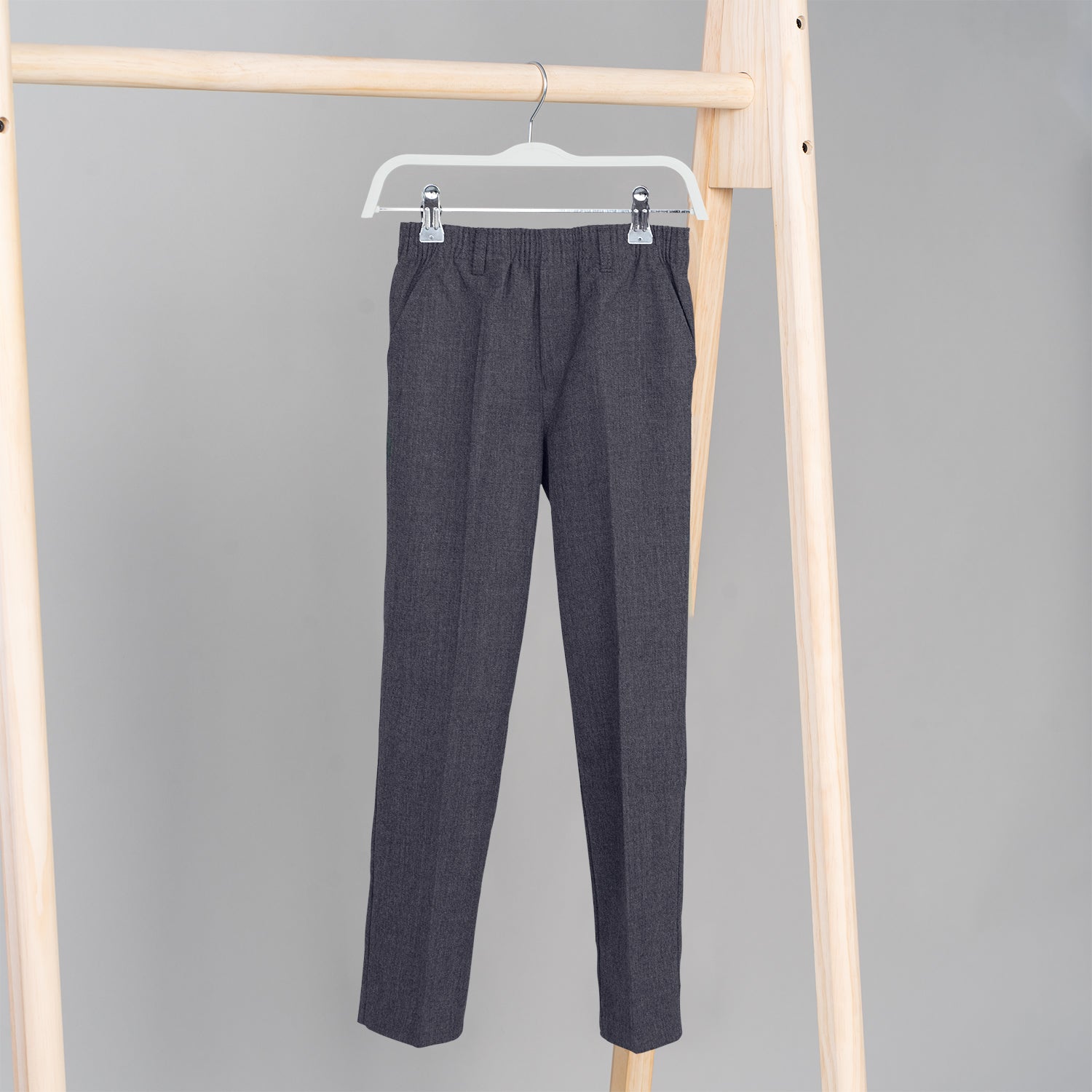 Skippy Full Elastic Slacks - Grey 1 Shaws Department Stores