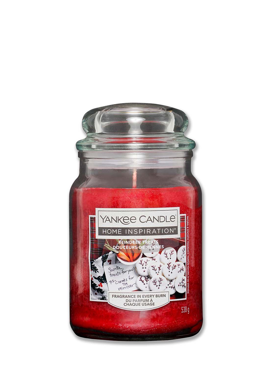 Yankee Candle Reindeer Treats Large Candle 1 Shaws Department Stores
